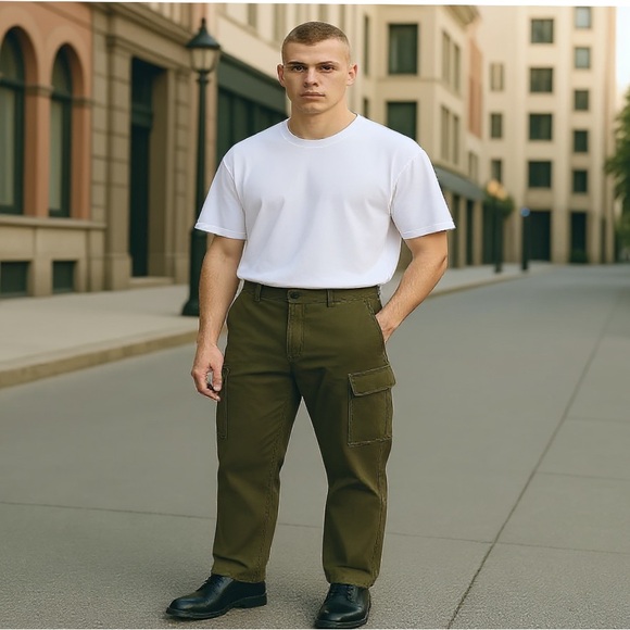 Duluth Tactical Guard Pant Durable Rip Stop Cotton Canvas Mid Rise 42X34 Green - Picture 1 of 14